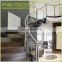 Modern Design Model Railing Removable Clear Tempered Glass Stair Stainless Steel Handrail