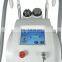 Vertical double hands cryo with 2 handles fat freezing vacuum cool therapy slimming machine