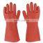 12kv high voltage electrical insulating gloves electrician prevent electric charging 12 volt operation 10KV gloves rubber gloves