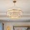 Modern fashion simple luxury K9 clear Crystal Ceiling Lighting Chandelier
