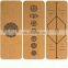 Digital Printed Custom Label New Natural Cork Rubber Yoga Mat