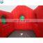 Hot selling new high quality christmas theme inflatable hut tent/ santa workshop for holiday event