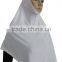 SOLID COLOR TWO PIECES Crystal hemp ISLAM HEADWEAR 76CM*68CM MUSLIM HIJAB big size cover chest