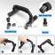Black Abdominal Wheel Set Ab Roller Kit Push Up Bar Jump Rope Hand Grip For Home Fitness