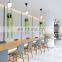 Tonghua 2020 New Milky Glass Shell Nordic LED Pendant Light With Hanging Plant Living Room Decor Chandelier Light