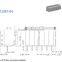 termin Block 3.81mm Pitch Screwless Terminal block , Electrical terminal Block 2P - 28P 300V 16A