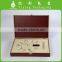 wholesale yellow metal hinged cufflinks gift box