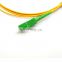 high quality sc/apc fiber optic patchcord sm sx g657 PVC/ LSZH 2.0mm 3.0mm yellow optical patch cord with sc-apc