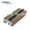 Hot selling  silver and champagne color aluminum sliding windows profiles