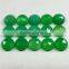 Green Chrysoprase 7x7 mm Round Faceted Cabochon