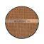 Customized Logo Smart Sleeping Scratcher Round Pet Felt Calming Bamboo Anti Stress Bed Cats