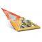 Best sale special shape cosmetic packaging custom triangle eyeshadow palette with magetism closure