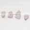 for Fiat 500 radio cd button buttons ivory white cream trim mould cover removal 4pcs