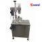 Electric semi automatic capping machine for round glass bottles