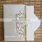 Fancy Paper Traditional Laser Cut Glitter Pattern Word Wedding Invitation