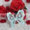 Special Colorful Glitter Wedding Card with Box Nice Butterfly Scroll Invitation