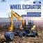 china brand shandong other farm machines excavator wheel excavator 8 ton new hydraulic big excavator