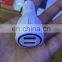 Wholesale Metal Fast Charger 3.1A USB Adapter Dual 2 Port Universal Mobile Phone USB Qc3.0 Car Charger for iPh
