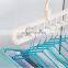 9 Holes Drying Rack Foldable Plastic Multifunctional Rotating Clothes Hanger