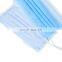 Golden supplier  Disposable Medical Mask Earloop Blue Waterproof Face Mask 17.5cm x 9.5cm