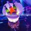 Customized Double Wall Square Led Ice Bucket for Bar party use led ice buckets ice cooler