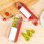 Supplies Restaurant Kitchen Grape Cherry Salad Slice Fun Shape Plastic Handy Dry Fruit Cutter