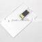 New credit card shape transparent usb flash drive