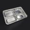 820ml 4 Compartment Take Out Grid Food Foil Tray