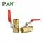 IFAN Free Sample Brass Ball Valve Heat Resistant Brass Forging Ball Valve