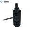 LED variable focus spotlight E27 screw shaped light bulb emitting light on the side