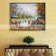 Modern art home decoration Paris Street art canvas oil paintings Wall Pictures for living room