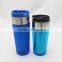 Plastic Outside Stainless Steel Inside Tumbler Mugs With Paper Insert
