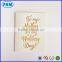 Gold Foil Greeting Card for wedding day