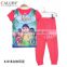 Baby Girls Puteri Clothing sets Kids Autumn -Summer Pajamas Set 2015 New Wholesale Puteri Children Cartoon Clothes