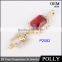 hip hop jewelry red ruby 925 sterling silver angel piece for mens pendant