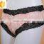 Top Female Underwear Special embroidered design mature women panties lace sexy panty