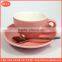 cup and saucer set porcelain coffee colored cup and saucer can customized logo