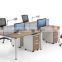 Factory Wood Desk Outlet Modern Office Small Workstation for 2 Person(SZ-WS325)