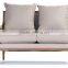 elegant solid wood hand carving recliner sofa