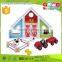 EN71 Conforms Water Based Paint Childrens Colourful Wooden Farmyard Sets