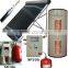 enamel tank: split solar system with double Heat Exchangers