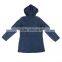 Denim lady long sleeve top hood overalls dress oem clothes design