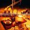 2kg 4kg 8kg gold melting furnace with IGBT technology working