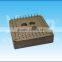 2.54mm pitch straight brown color PLCC connector