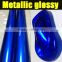 Bule metallic glossy film sticker wholesale