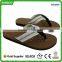 Hot Selling Eco-friendly Factory Price Wood Sole Flip Flops Cork Slippers Men