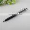 TCR-0202 hot-selling short crystal metal pen , small crystal stylus touch pen