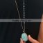 Oval durzy pendent necklace