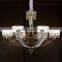 Modern Chandelier light /Hot sale leather crystal lamps in the living room/bedroom/restaurant