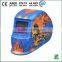 WH0509B Blue Welding Hood with Flame Decal